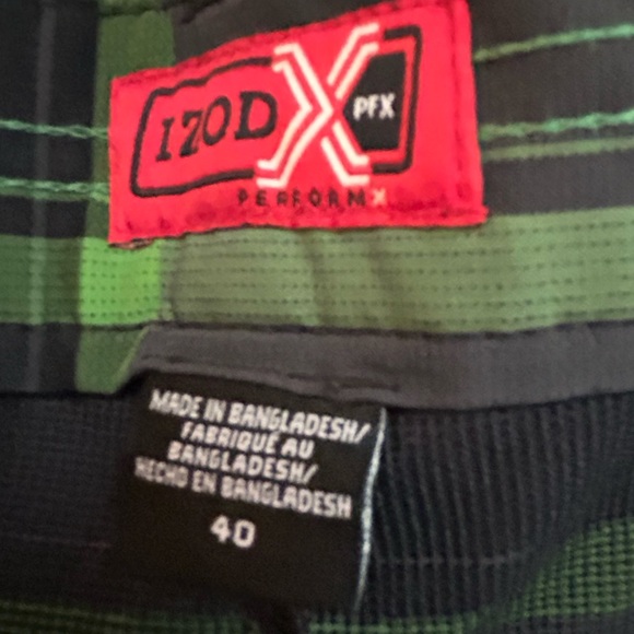IZOD PLAID GOLF SHORTS - Picture 12 of 14